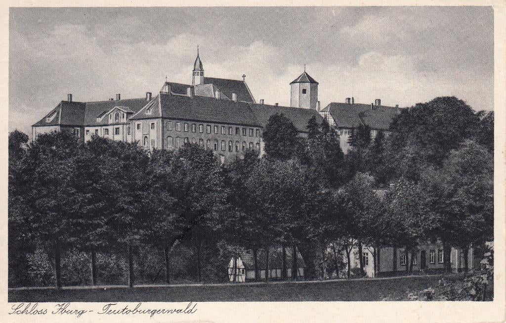 Bad Iburg   -   Schloss Iburg               =0005=, Verzamelen, Ansichtkaarten | Buitenland, Ongelopen, Duitsland, 1920 tot 1940