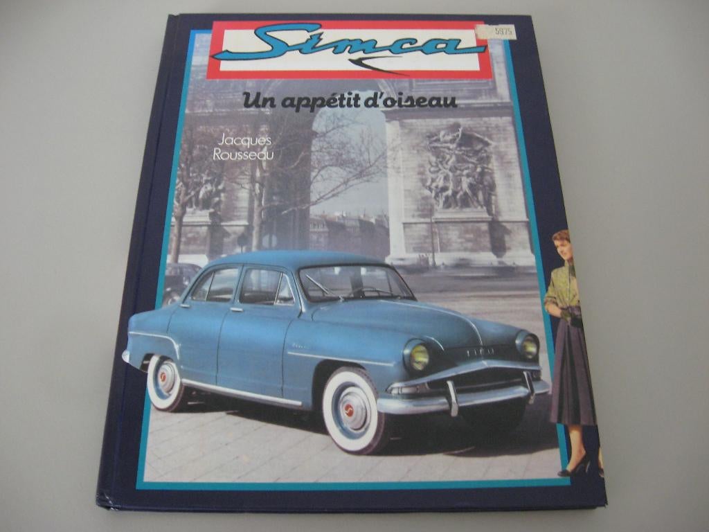 Simca Automobiles boek, Ophalen of Verzenden, Zo goed als nieuw, Overige merken, Jaques Rousseau