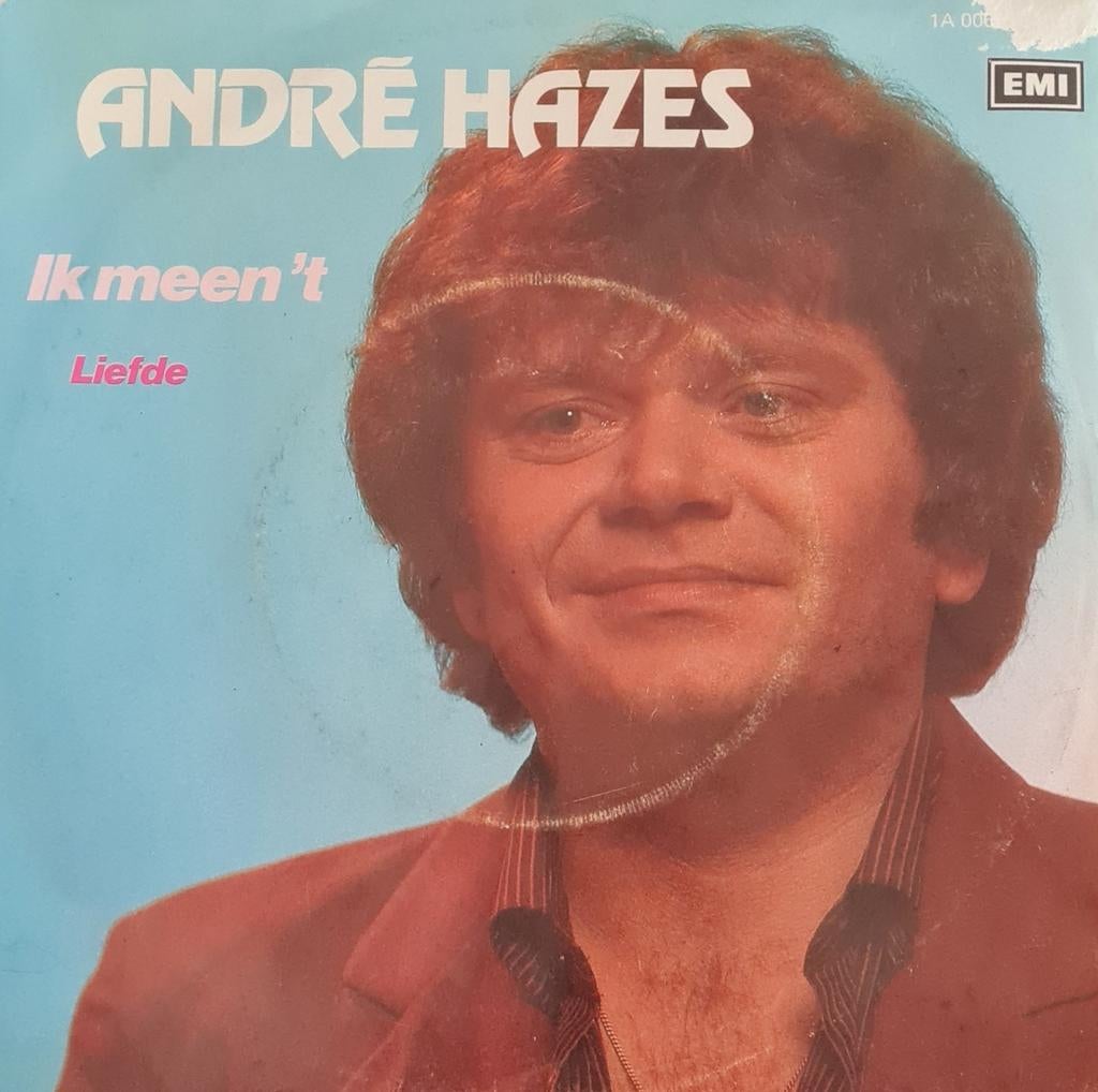 ANDRE HAZES - IK MEEN 'T, Cd's en Dvd's, Vinyl Singles, Ophalen of Verzenden, Gebruikt, Nederlandstalig