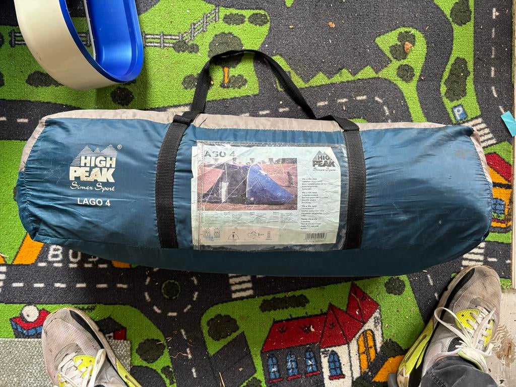 High Peak Lago 4 Tent - Ruime 4-persoons koepeltent, Ophalen of Verzenden, Gebruikt, Tot en met 4