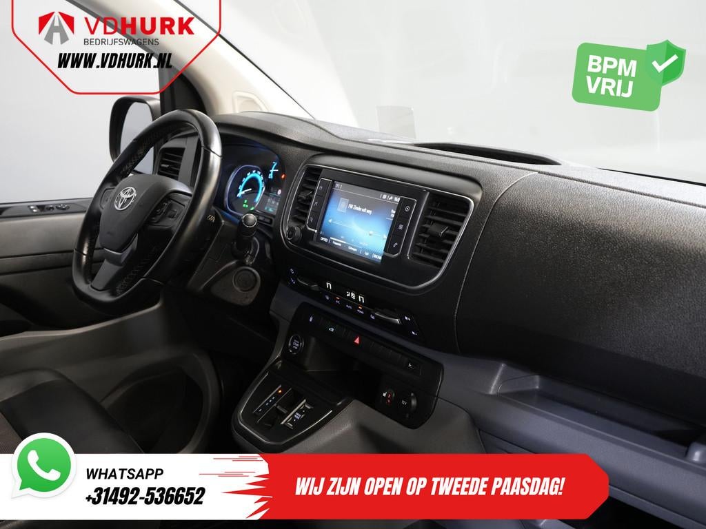Toyota PROACE Electric Worker 75Kwh L3 345km WLTP Snellader/, Auto's, Bestelauto's, 136 pk, Gebruikt, Parkeersensor, Leder en Stof