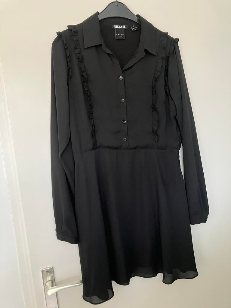 Jurk NiK & Nik zwart maat 176, Ophalen of Verzenden, Zo goed als nieuw