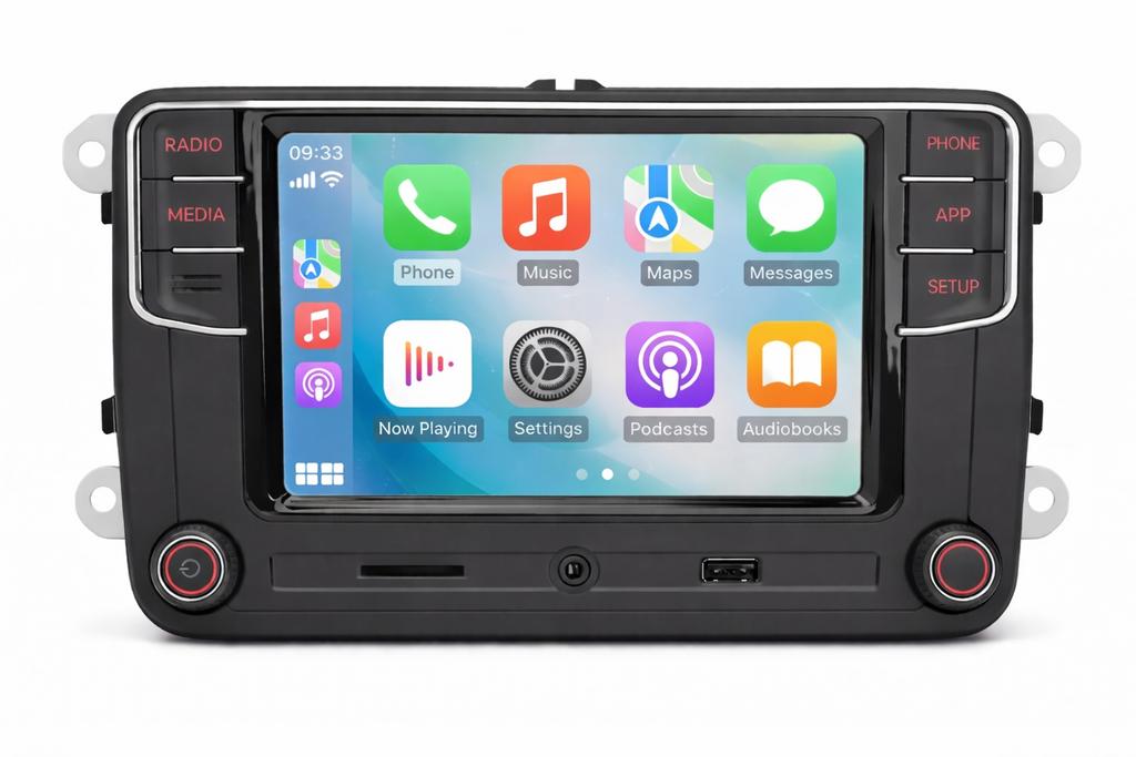 CarPlay Volkswagen RCD330 autoradio, Auto diversen, Ophalen of Verzenden, Gebruikt