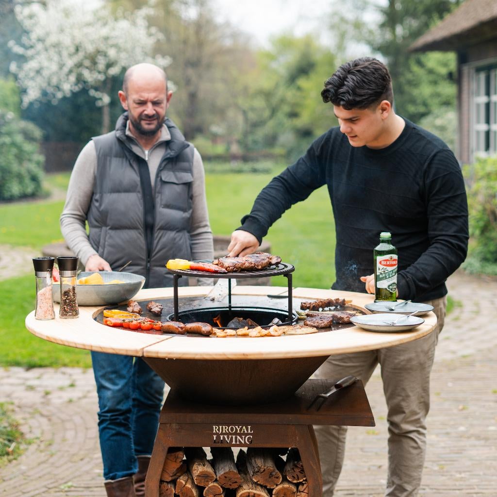 PLancha BBQ Companero Corten of Blackline 80cm Nieuw, Ophalen of Verzenden, Nieuw, RJRoyal Living, Met accessoires
