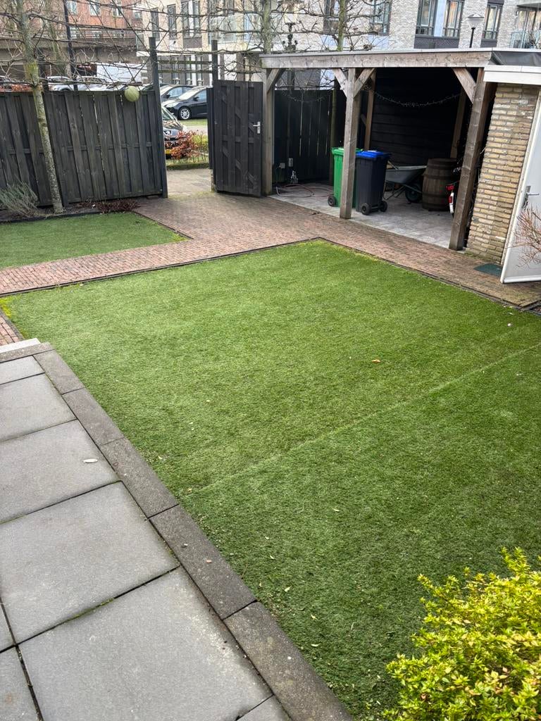 Meerdere stukken kunstgras totaal ca 45m2, Tuin en Terras, Gras en Kunstgras, Ophalen, Zo goed als nieuw, 20 m² of meer, Kunstgras