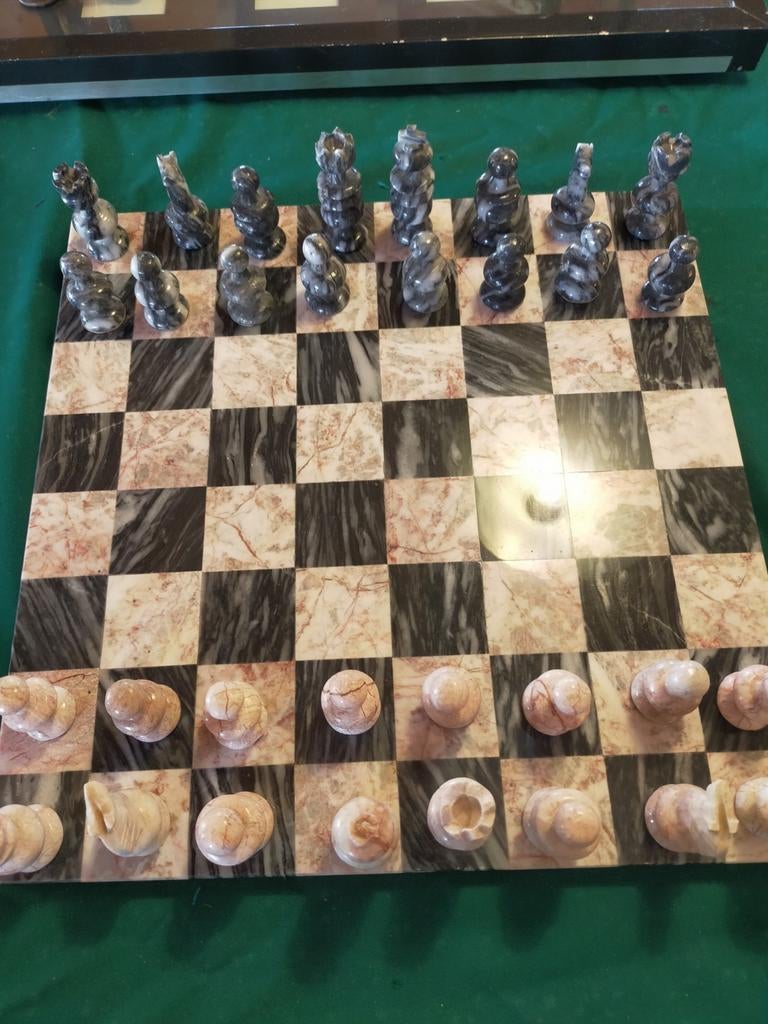 Marmeren schaakbord uit ?, Ophalen of Verzenden