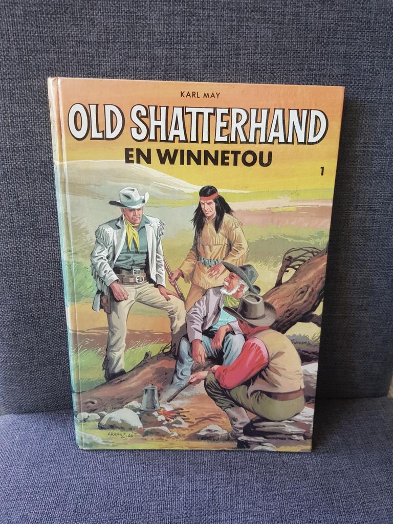 Karl May - Old Shatterhand en Winnetou, Boeken, Stripboeken, Eén stripboek, Ophalen of Verzenden