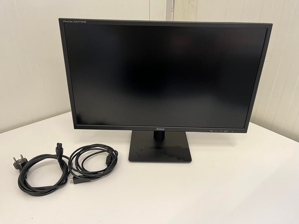 24” monitor Iiyama ProLite X2474HS, Ophalen, IPS, Kantelbaar, .