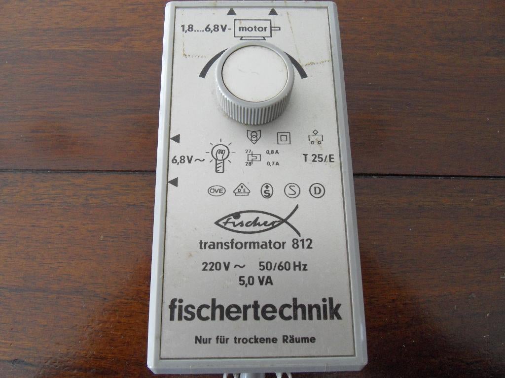 fischertechnik wisselstroom trafo, Gebruikt, Ophalen of Verzenden, Märklin, Transformator of Voeding