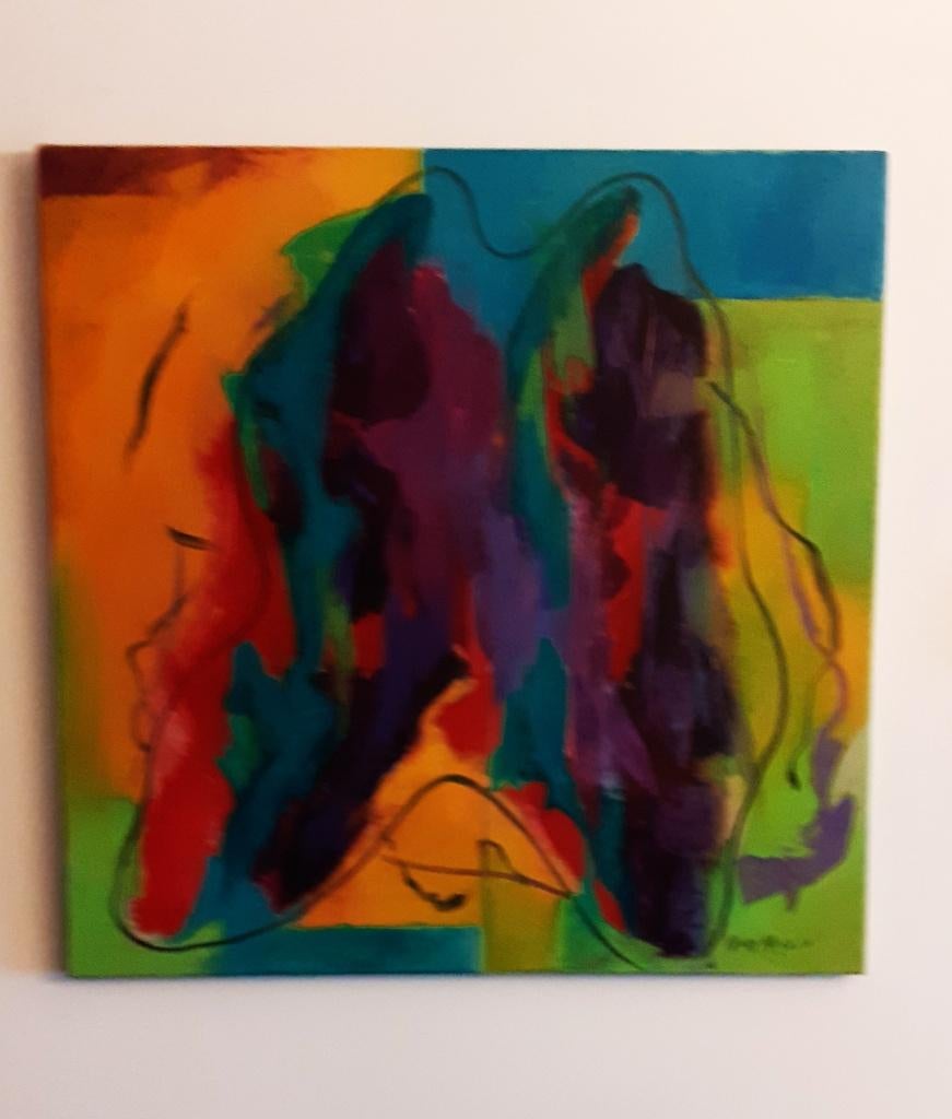 Mary Meijs, 'Cocon', Antiek en Kunst, Kunst | Schilderijen | Modern, Ophalen of Verzenden