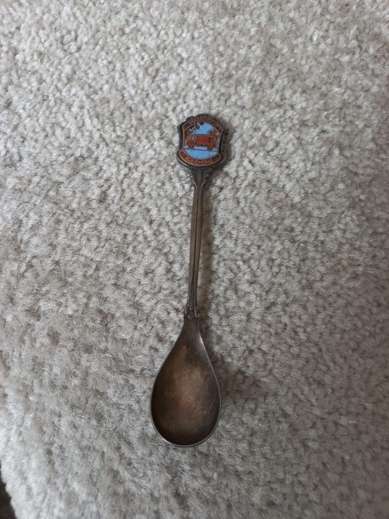 Vw, T1, Koffie lepel ,Meys expeditie Maastricht, Roermond, Ophalen of Verzenden, Gebruikt, Zilver, Los bestek