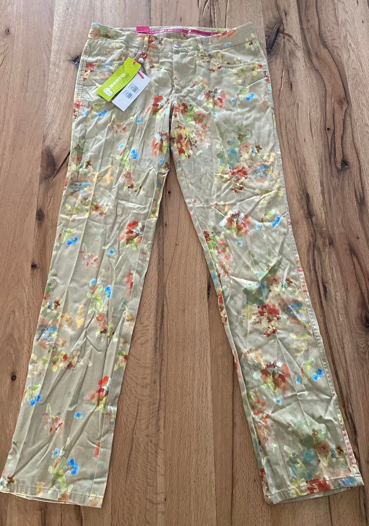 NIEUW Alberto dames zomerse golfbroek meerkleurig maat 40, Verzenden, Nieuw, Kleding, Overige merken