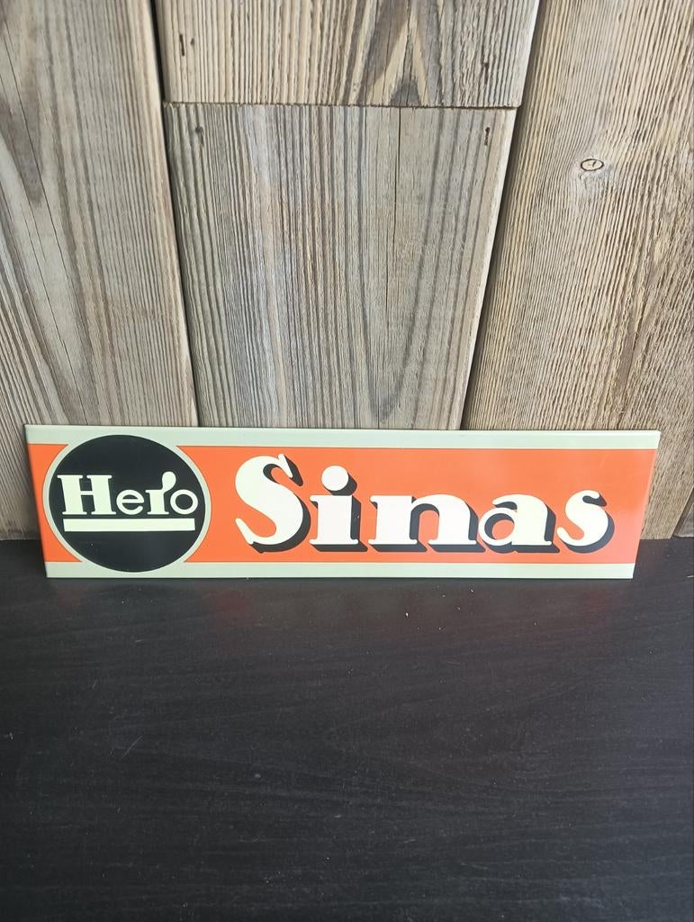 Reclame bord van Hero, Verzamelen, Ophalen, Gebruikt, Reclamebord