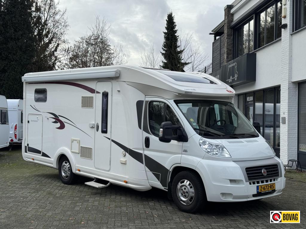 Eura Mobil Terrestra 720 EB , Enkele bedden, Lage km, Chemisch toilet, Ringverwarming, Fiat, Tot en met 2