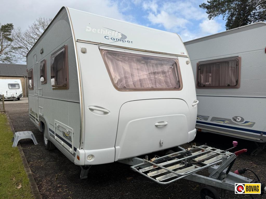 Dethleffs Camper 460 T +voortent+fietsenrek, Overige typen, Rondzit, 750 - 1000 kg, Ringverwarming