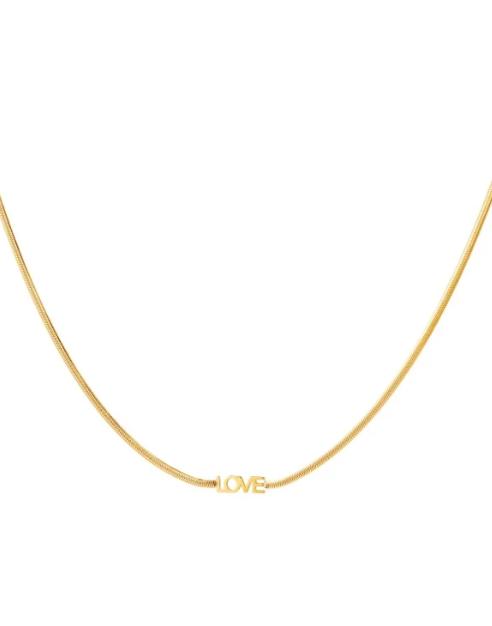 My Jewellery ketting goud love, Ophalen of Verzenden, Nieuw, Goud, Goud