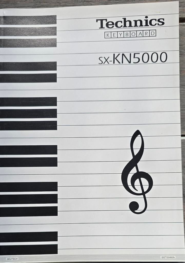 Gratis: Duitse handleiding voor de Technics KN5000, Diversen, Ophalen of Verzenden