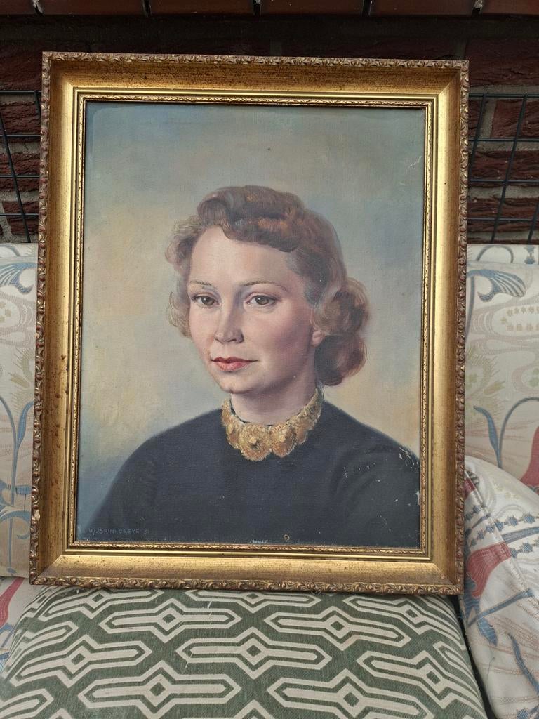 Portret dame,  W Brinkgreve, Verzenden