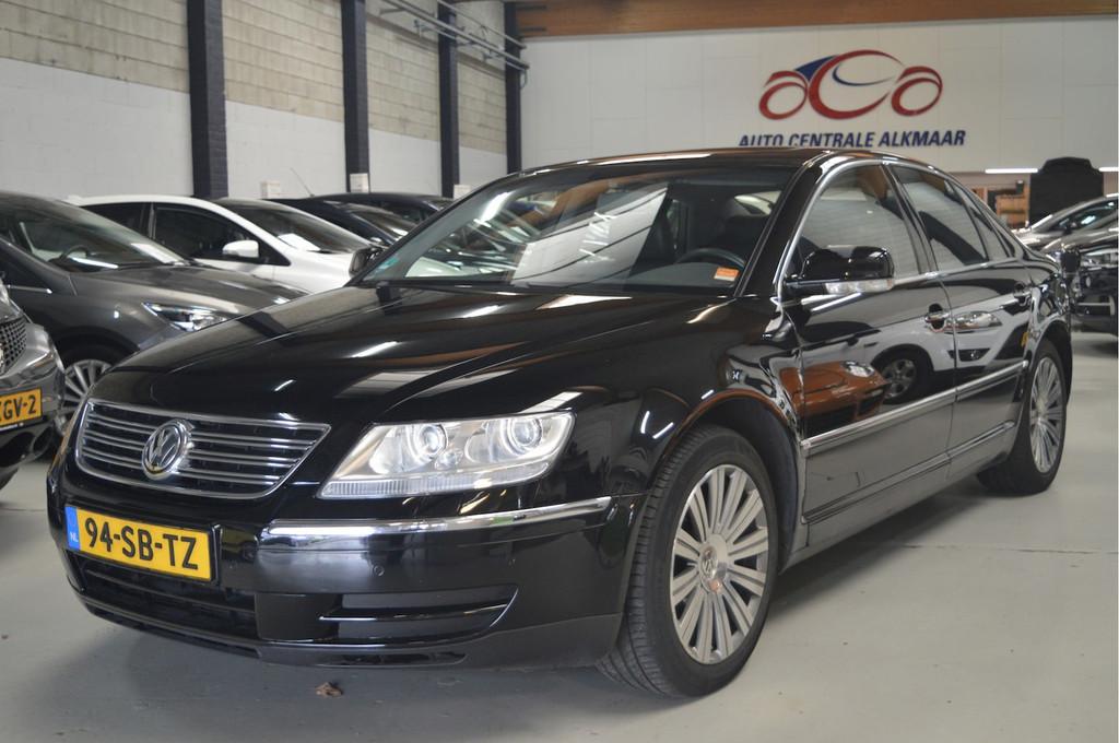 Volkswagen Phaeton 3.2 V6 5p /// LEES TEKST ///, Auto's, Gebruikt, 3189 cc, 138 €/maand, Zwart