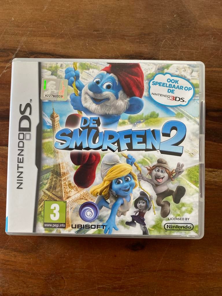 De Smurfen 2 - Nintendo DS (ook speelbaar op 3DS), Avontuur en Actie, 1 speler, Ophalen of Verzenden, Zo goed als nieuw