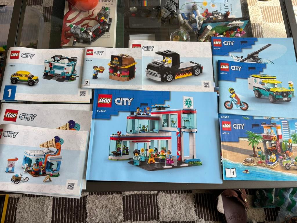 Verschillende Lego City sets, Kinderen en Baby's, Speelgoed | Duplo en Lego, Zo goed als nieuw, Lego, Complete set, Inclusief instructies