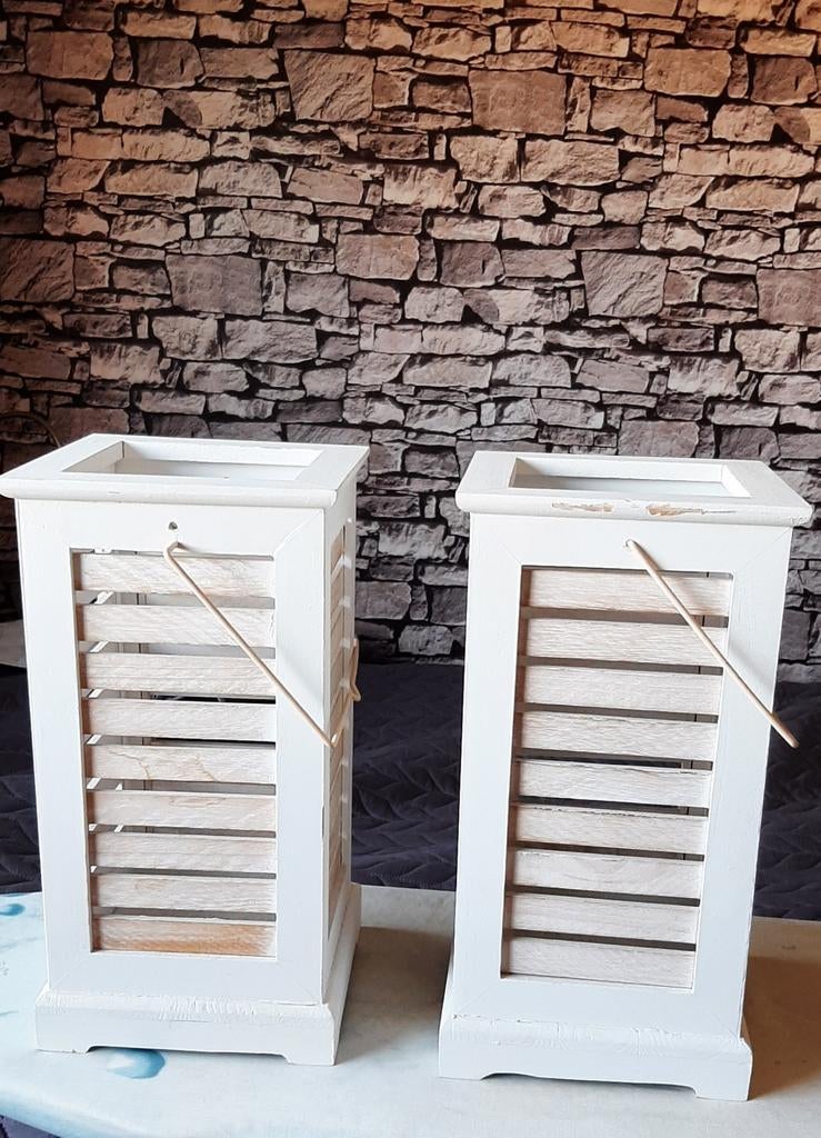 2 sfeervolle windlichten te koop, Huis en Inrichting, Ophalen of Verzenden