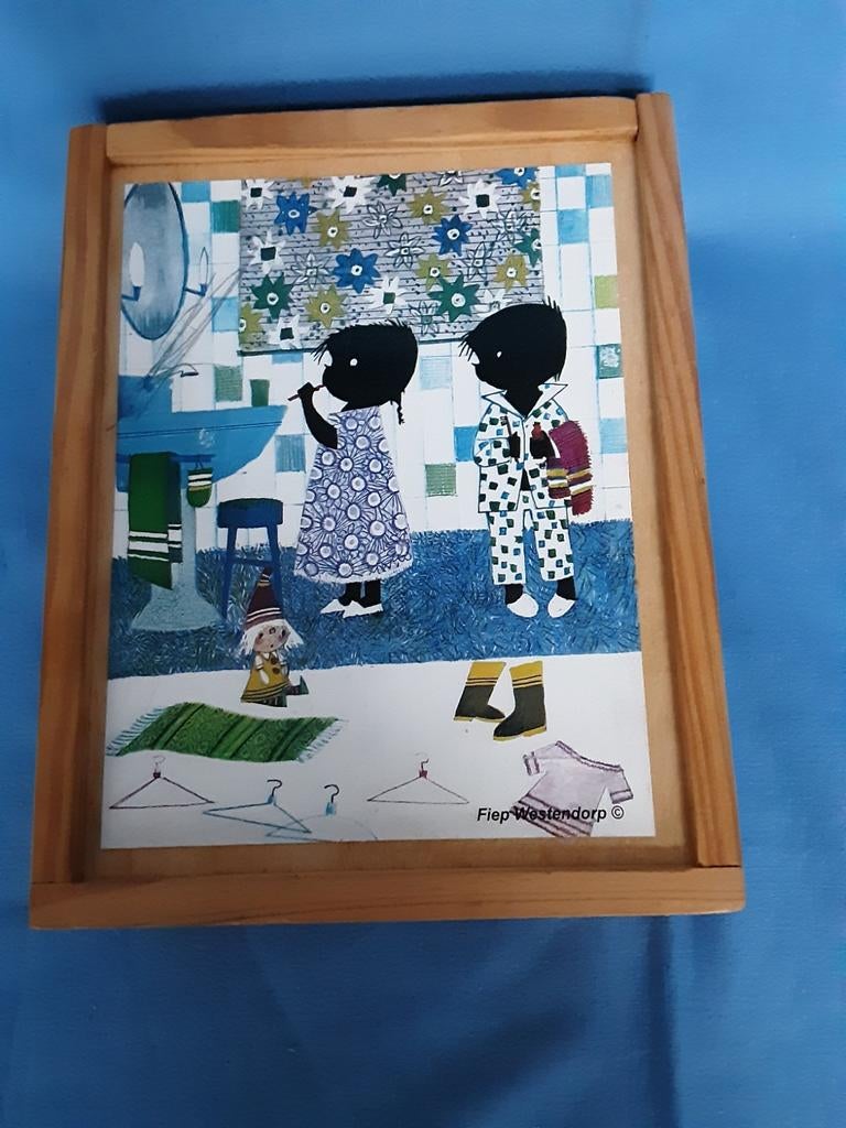 JIP EN JANNEKE HOUTEN BLOKKENDOOS, Ophalen of Verzenden, Gebruikt