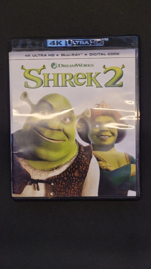 Shrek 2 4K Blu-ray, Ophalen of Verzenden, Zo goed als nieuw, Tekenfilms en Animatie