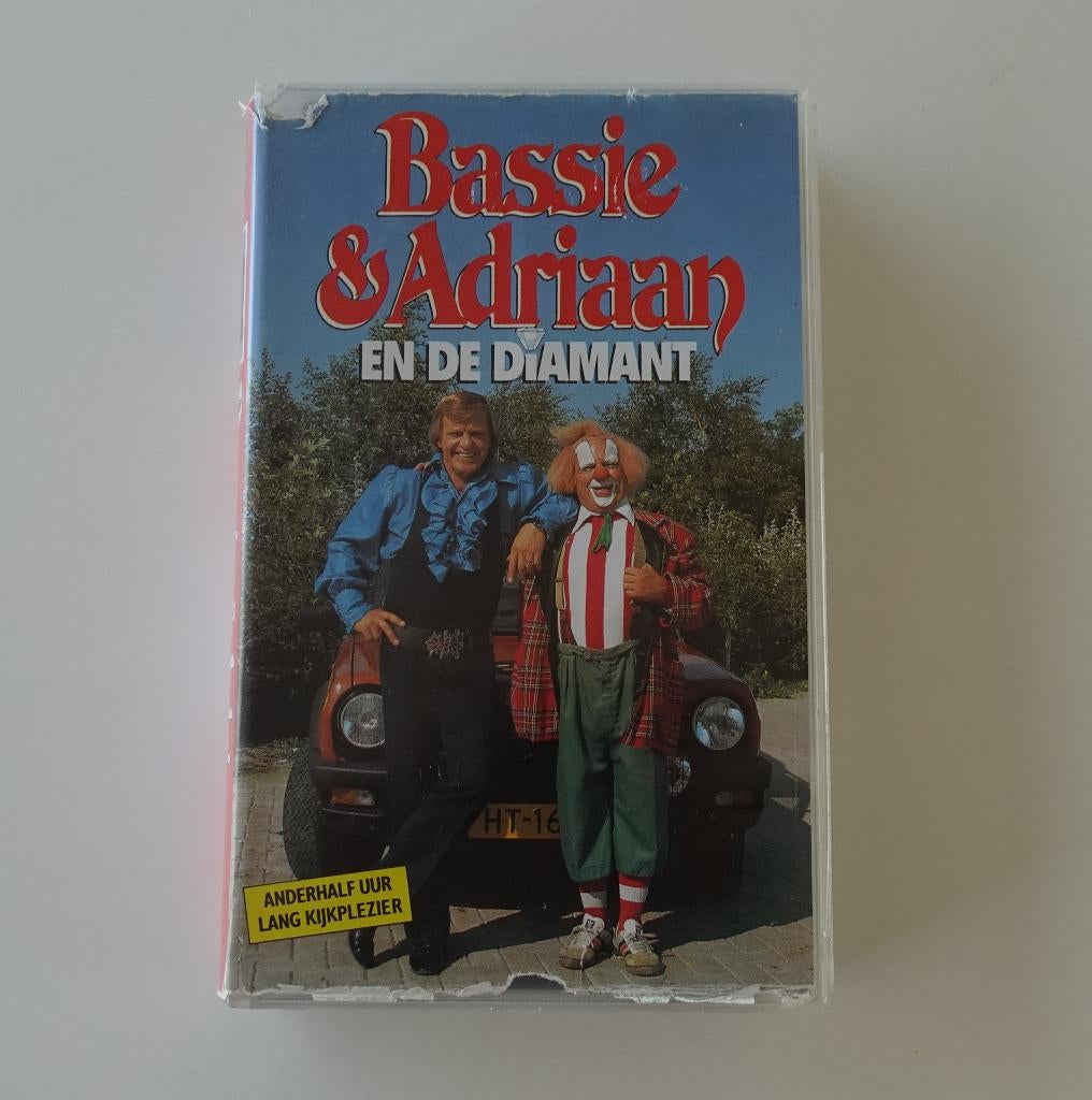 Bassie & Adriaan en de Diamant - VHS, Ophalen, Alle leeftijden, Kinderprogramma's en -films, Overige typen