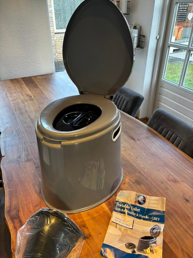 Draagbaar (camping) toilet, nieuw, Ophalen of Verzenden, Zo goed als nieuw