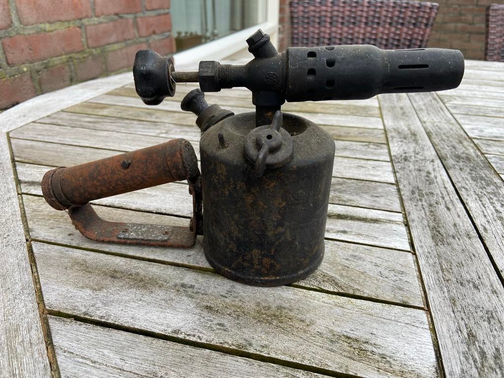 Oude soldeerbrander, Antiek en Kunst, Antiek | Gereedschap en Instrumenten, Ophalen of Verzenden