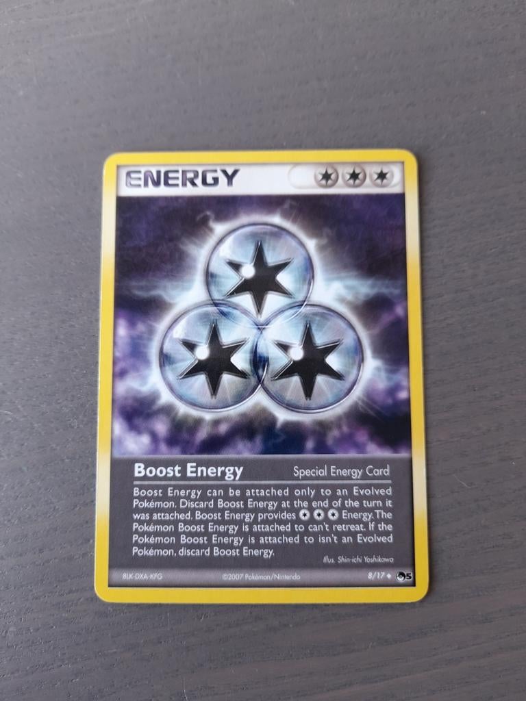 2007 pop series 5 8/17 boost energy, Ophalen of Verzenden, Gebruikt, Losse kaart