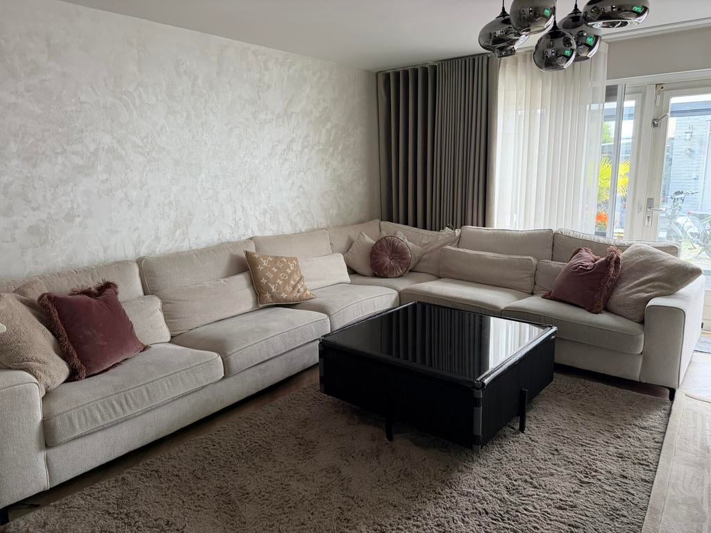 Woonkamer bank salontafel set, Ophalen of Verzenden, Zo goed als nieuw