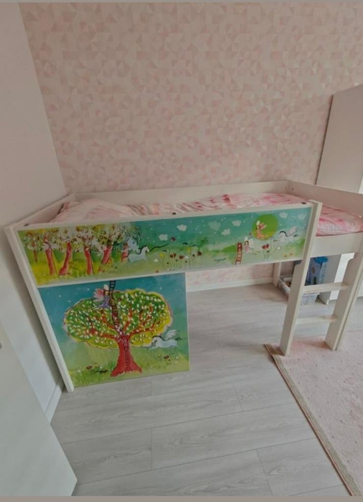 LIFETIME halfhoogslaper met sprookjespanelen, Ophalen of Verzenden, Gebruikt, Halfhoogslaper