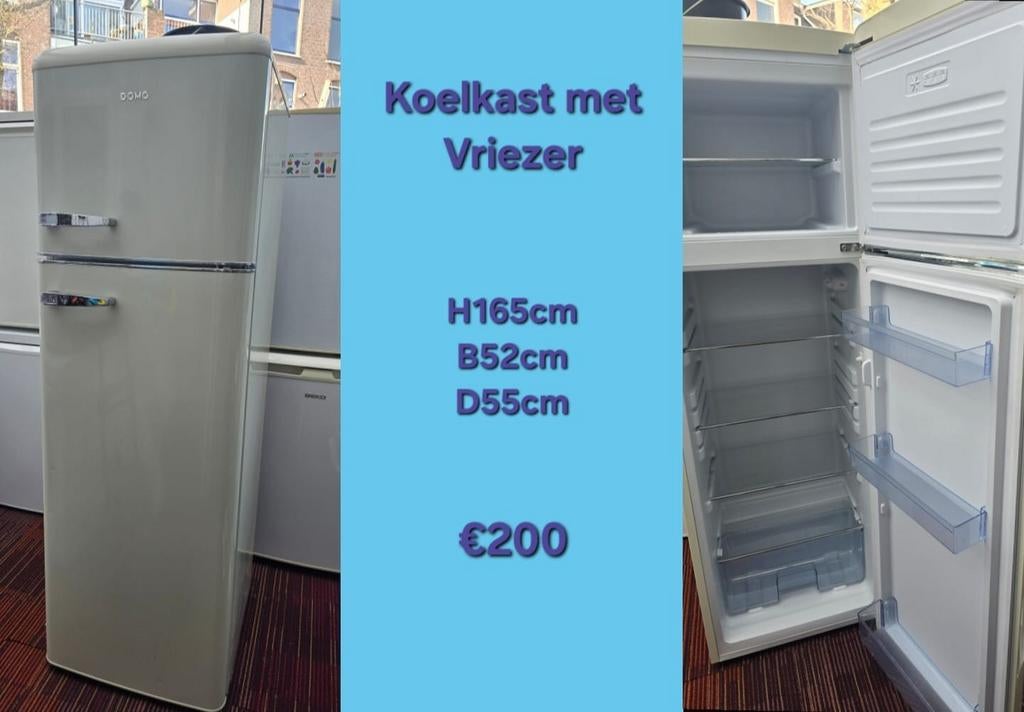 Koelkast met Vriezer, Ophalen of Verzenden, Nieuw