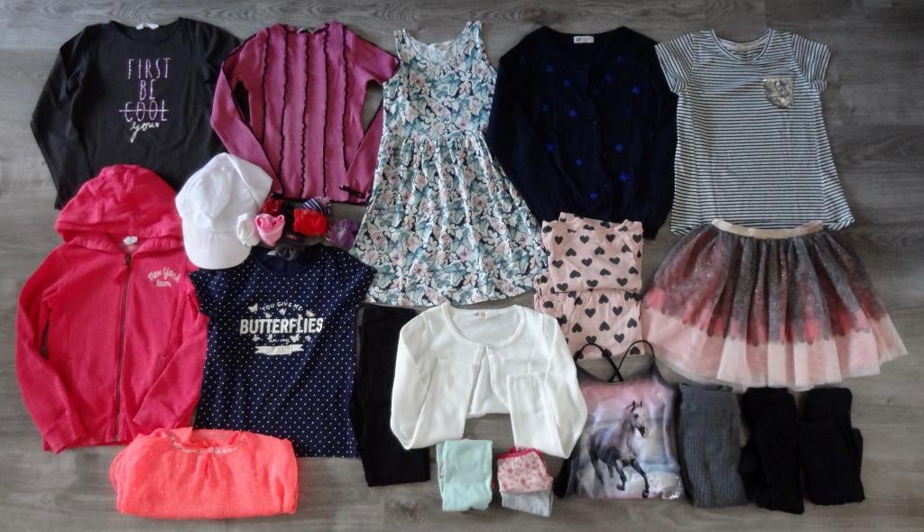 Pakket meisjes kleding maat 134 140, Ophalen of Verzenden, Gebruikt, Meisje, Setje