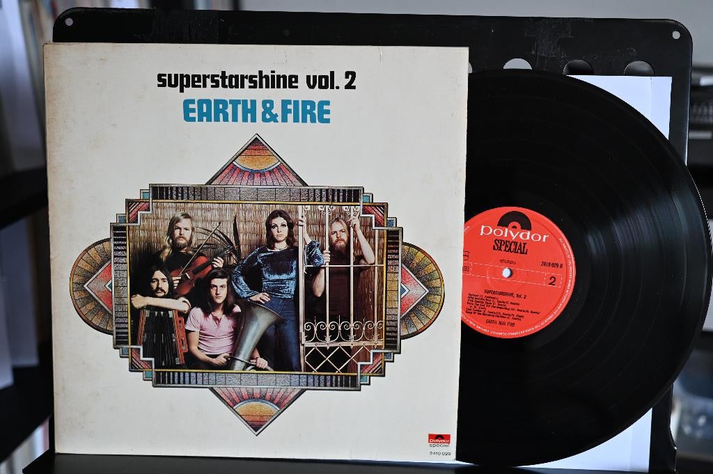 LP 1972 Earth & Fire - superstarshine vol.2, Ophalen of Verzenden, Zo goed als nieuw, 12 inch, Poprock