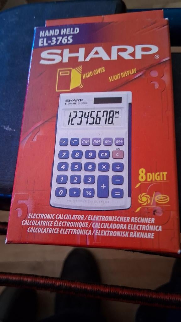 Sharp EL.3765 rekenmachine, Diversen, Rekenmachines, Verzenden
