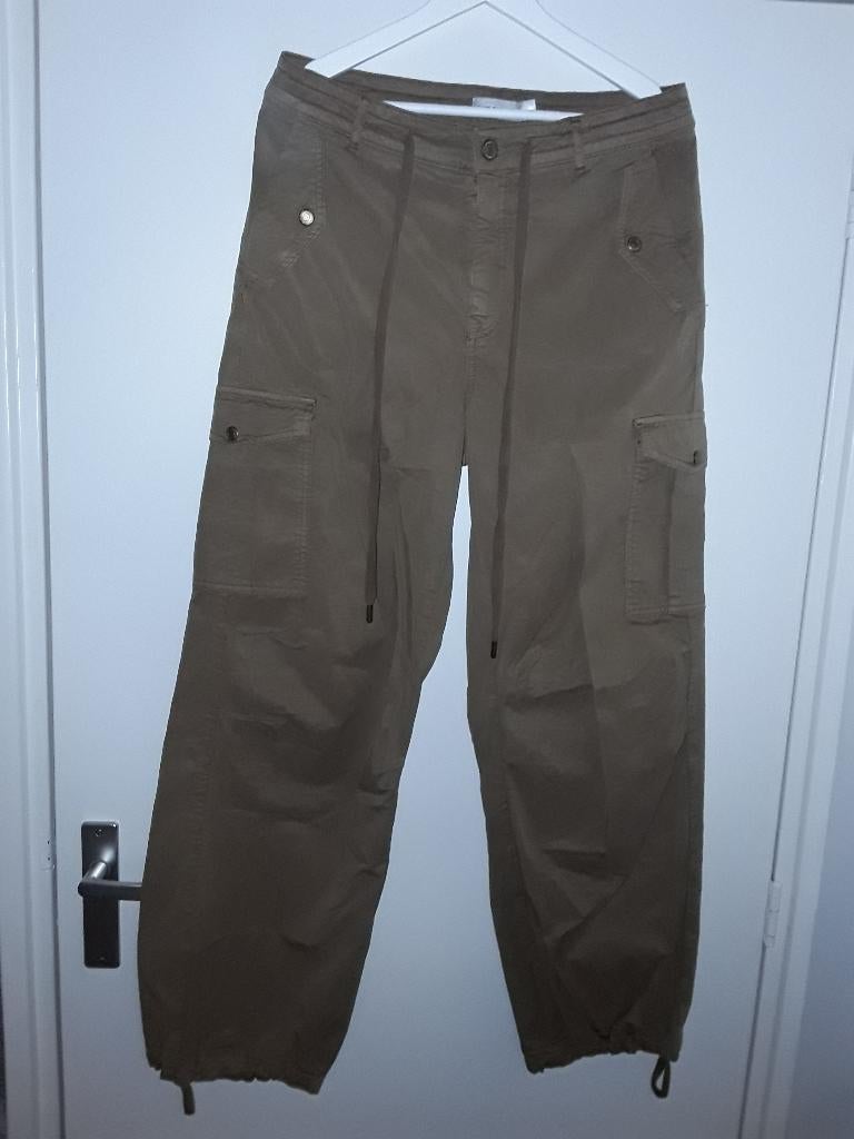 Summum Bruin/Beige Broek Met Zakken Maat 38, Maat 38/40 (M), Summum, Beige, Ophalen of Verzenden