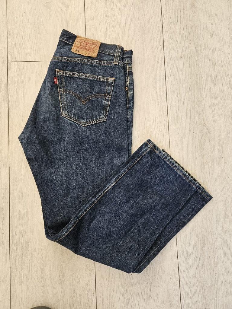 Levi's 501 W34 L30, Kleding | Heren, Spijkerbroeken en Jeans, Blauw, Ophalen of Verzenden, W33 - W34 (confectie 48/50), Gedragen