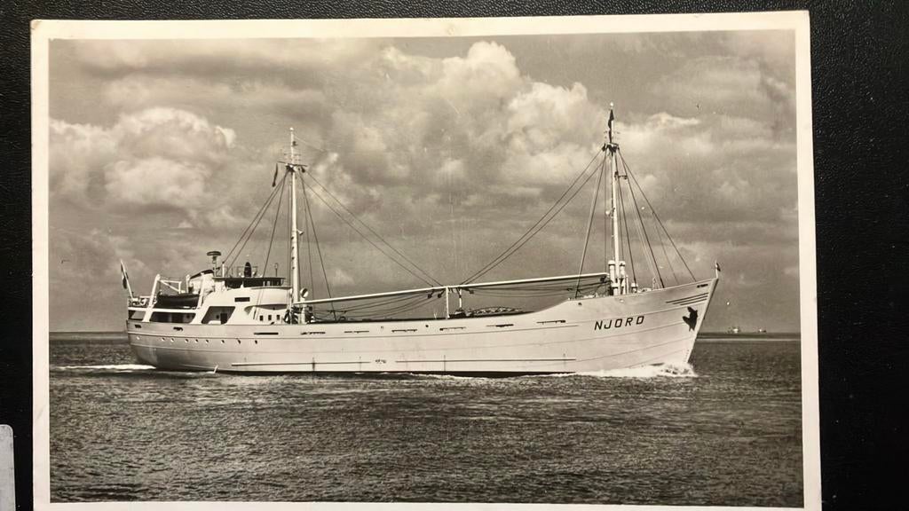 NJORD  techn geg's krt  Groninger Eendracht, Ophalen of Verzenden, Zo goed als nieuw, Kaart, Foto of Prent