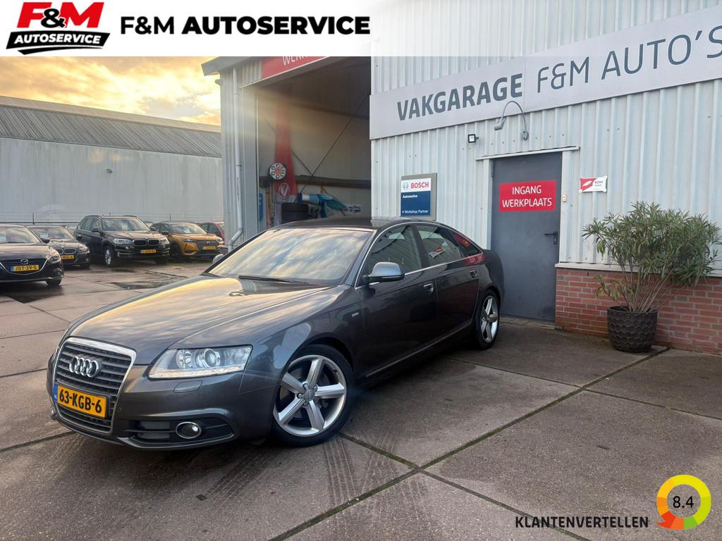 Audi A6 Limousine 2.0 TFSI S edition, Auto's, Euro 5, 1525 kg, Gebruikt, Zwart