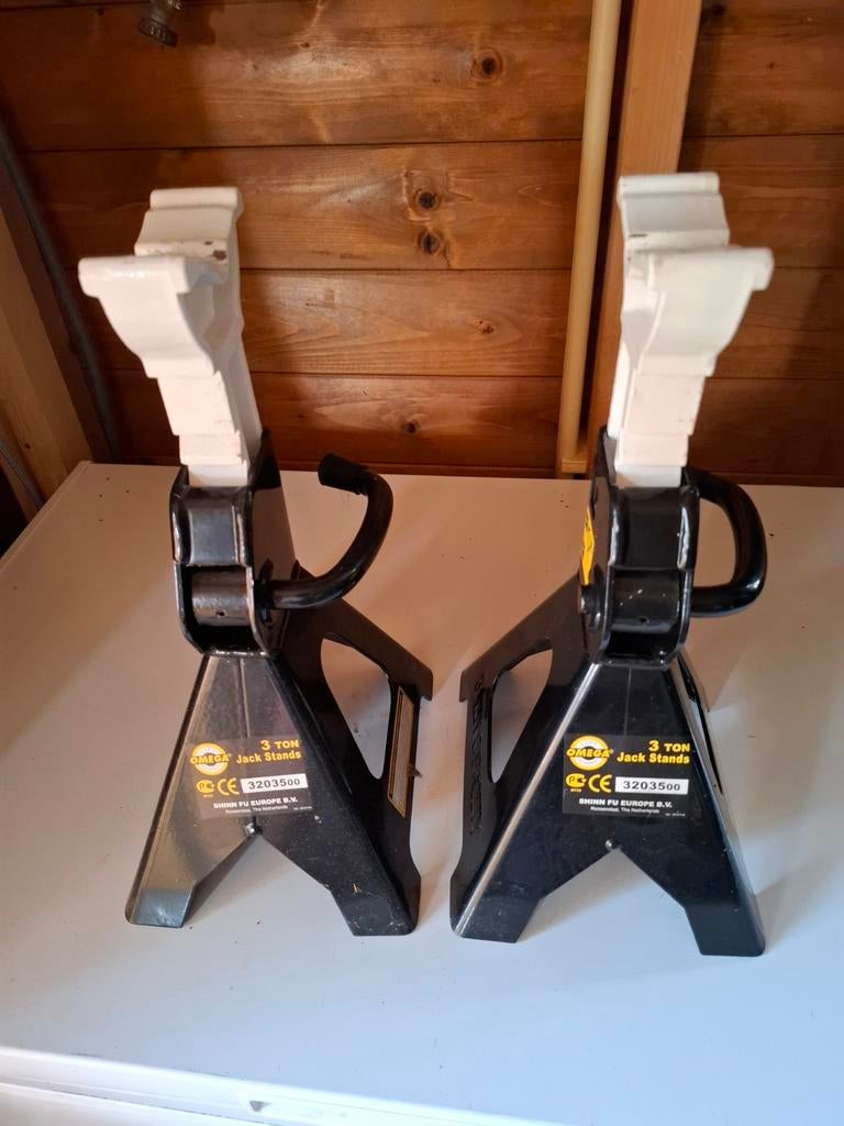 Omega 3 Ton Assteunen - Set van 2, Auto diversen, Ophalen of Verzenden, Gebruikt, Manueel, Potkrik