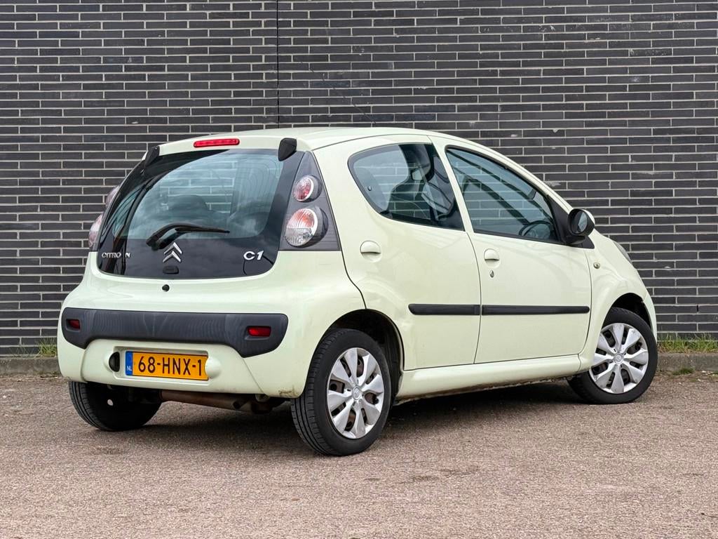 Citroen C1 1.0-12V Ambiance Airco, Half leder!, Voorwielaandrijving, Gebruikt, 4 stoelen, Origineel Nederlands