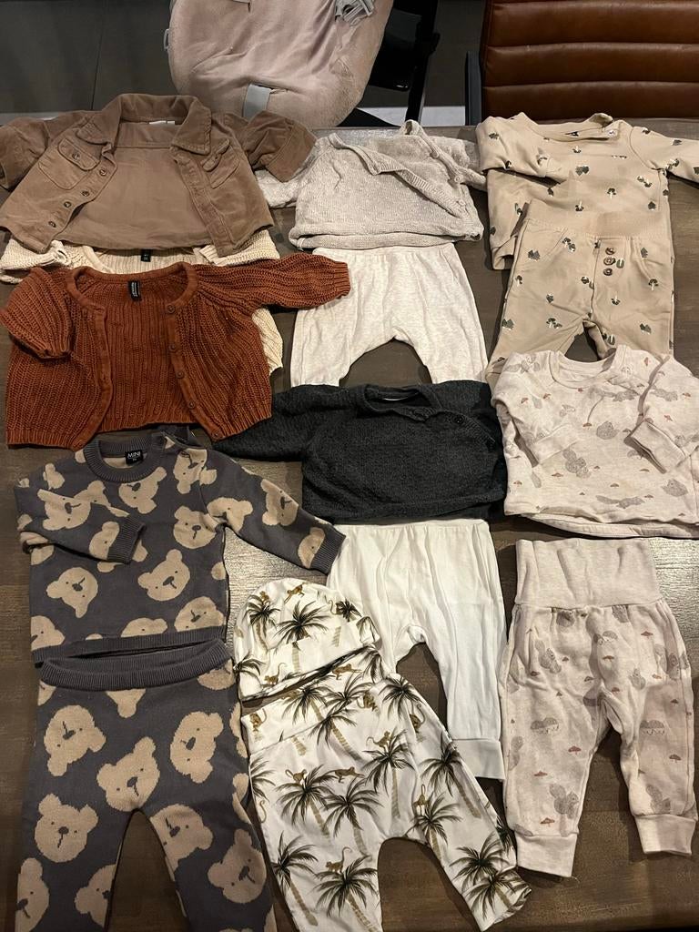 Kledingset Maat 56 baby jongen/meisje Hema Zara H&M Wibra, Ophalen of Verzenden, Gebruikt, Maat 56