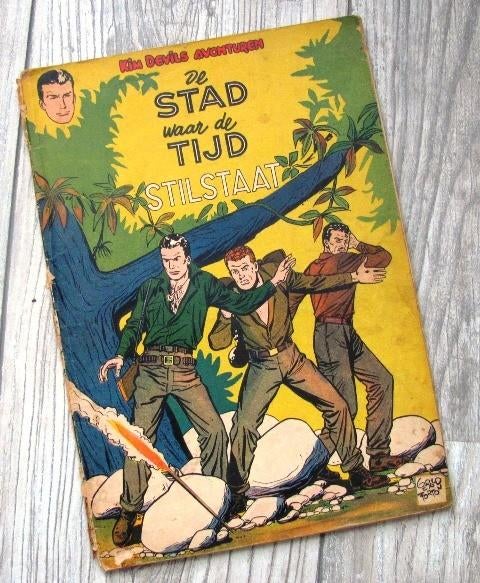 Kim Devil/Dupuis 1955!! /de stad waar de tijd stilstaat, Boeken, Eén stripboek, Ophalen of Verzenden, Gelezen