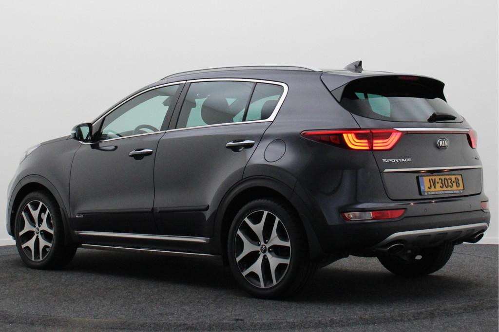 Kia Sportage 1.6 T-GDI 4WD GT-Line Automaat Panoramadak, Lee, Auto's, Kia, Gebruikt, 4 cilinders, USB, Bedrijf
