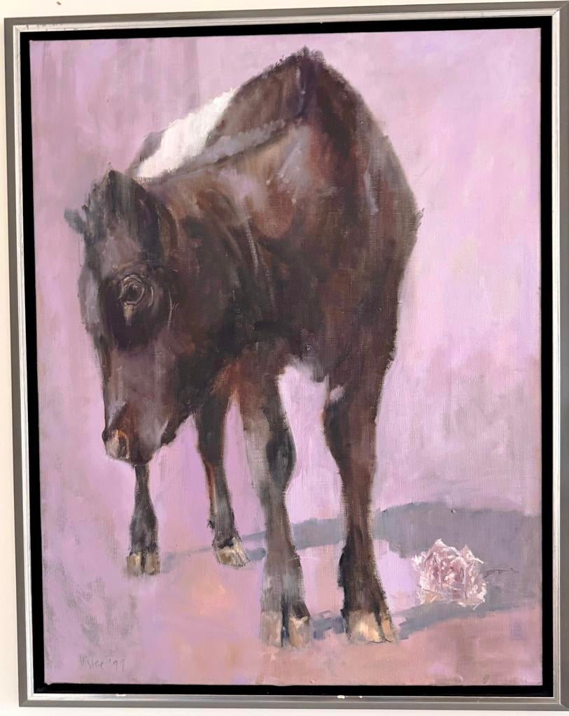 Hiske Wiersma - "Roos" - Olieverf op doek - 1999, Ophalen