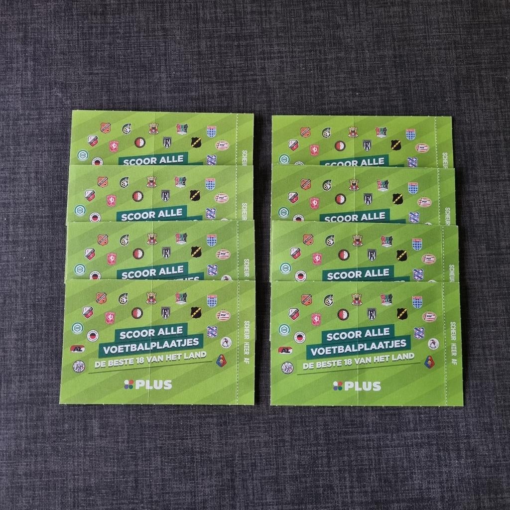 Voetbalplaatjes voetbal plaatjes plus, Verzamelen, Supermarktacties, Plus, Ophalen of Verzenden