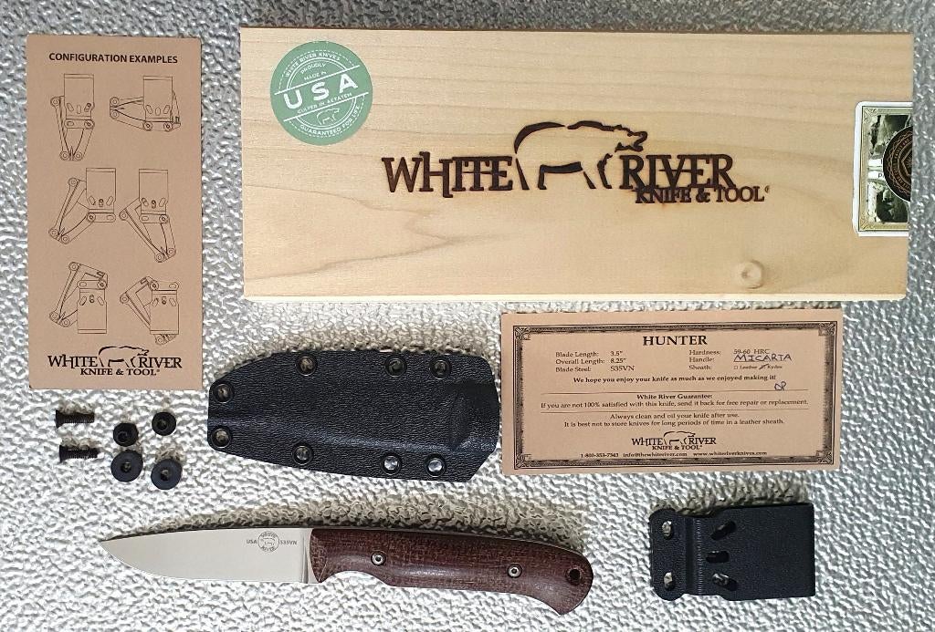 White River Knives & Tools HUNTER, Ophalen of Verzenden, Nieuw